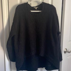 100% to CHARITY Eileen Fisher Chunky Knit Organic Cotton High-Low Sweater XL